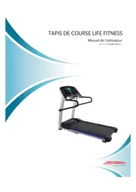 Notice Life Fitness F1 SMART FOLDING Tapis de course