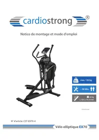 Notice Cardiostrong EX70 Vélo elliptique