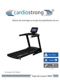 Notice Cardiostrong TX90 Tapis de course