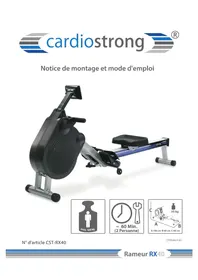 Notice Cardiostrong RX40 Rameur