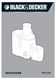 Notice BLACK & DECKER PRJE1200 Presse-agrumes