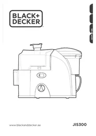 Notice BLACK & DECKER JIS300 Presse-agrumes