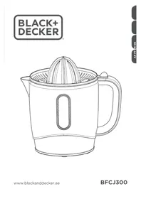 Notice BLACK & DECKER BFCJ300 Presse-agrumes
