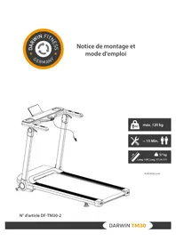 Notice Darwin TM30 Tapis de course