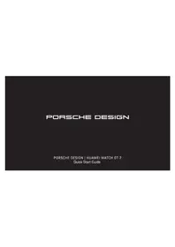Notice HUAWEI WATCH GT2 PORSCHE DESIGN Smartwatch