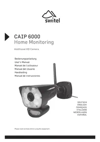 Notice SWITEL CAIP6000 Surveillance Camera