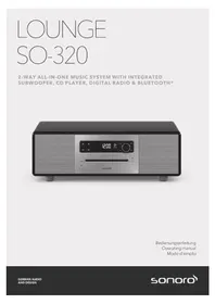 Notice SONORO LOUNGE SO320 Système hifi
