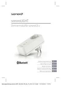 Notice SONORO LIGHT Gradateur