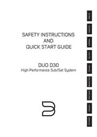 Notice Bluesound DUO D30 Système hifi