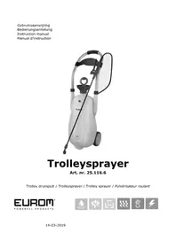 Notice Eurom TROLLEYSPRAYER Pulvérisateur