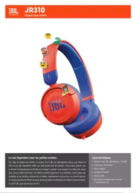 Notice JBL JR310 Écouteurs sans fil