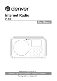 Notice DENVER IR140 Radio