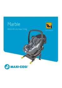 Notice MAXI-COSI MARBLE Avtosedež