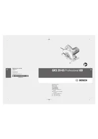 BOSCH GKS 2065 Professional - 锯