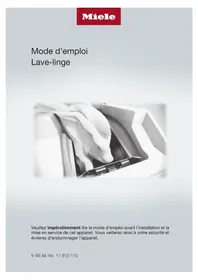 Notice MIELE WW610 WCS Lave-linge