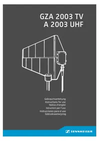 SENNHEISER A 2003UHF - Antenne TV