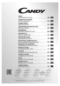Notice CANDY CVG6DPB Ocak
