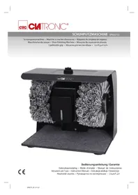 Notice CLATRONIC SPM 3753 Machine à cirer les chaussures