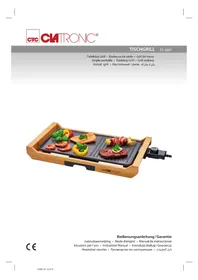 Notice CLATRONIC TG 3697 Gril électrique