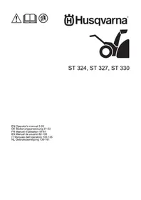 Notice HUSQVARNA ST 330 Déneigeuse