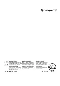Notice HUSQVARNA TS 142TX Tracteur de jardin