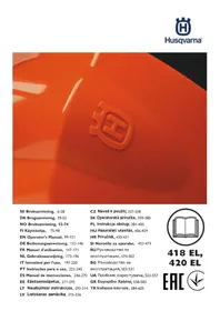 Notice HUSQVARNA 418EL Sag