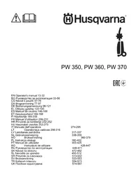 Notice HUSQVARNA PW 360 Nettoyeur haute pression