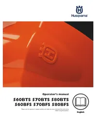 Notice HUSQVARNA 560BFS Souffleur de feuilles