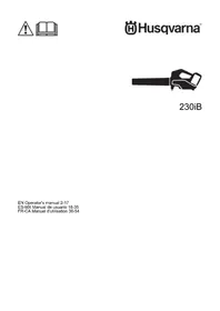 Notice HUSQVARNA 230IB Souffleur de feuilles