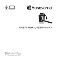 Notice HUSQVARNA 580BFS MARK II Souffleur de feuilles
