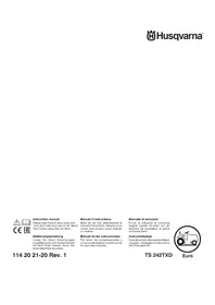 Notice HUSQVARNA TS 38 Tracteur de jardin