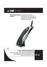 Notice CLATRONIC HSM 3430 Tondeuse à cheveux