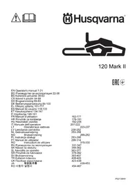 Notice HUSQVARNA 120 MARK II Sag