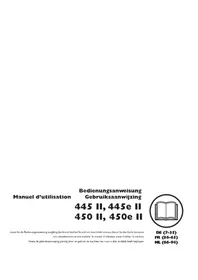 Notice HUSQVARNA 450 II Zaag