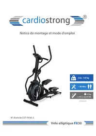 Notice Cardiostrong FX30 Vélo elliptique