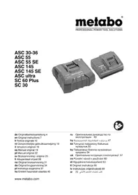 Notice METABO CC 18 LTX BL Bruska
