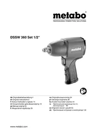 Notice METABO DSSW 360 SET 12 Screwdriver