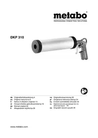 Notice METABO DKP 310 Screwdriver