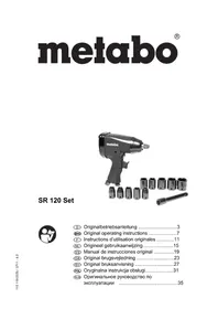 Notice METABO SR 120 SET Screwdriver