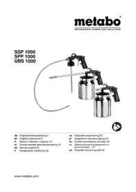 Notice METABO UBS 1000 Screwdriver