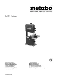 Notice METABO BAS 261 PRECISION Fűrész