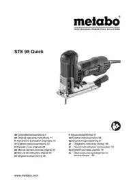 Notice METABO STE 95 QUICK Sega