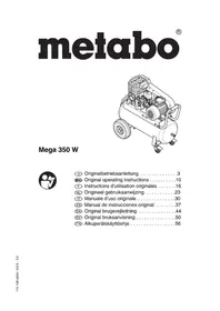 Notice METABO MEGA 350 D Compressore
