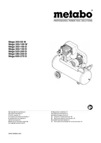 Notice METABO MEGA 650270 D Compressore