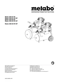Notice METABO BASIC 25050 W Compressore