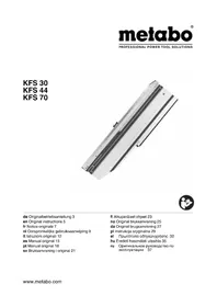 Notice METABO KFS 70 Sega
