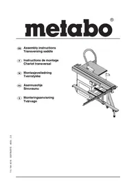 Notice METABO PKF 255 Såg