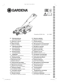 Notice GARDENA POWERMAX 3236V P4A Zāles pļāvējs