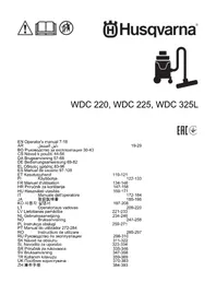 Notice HUSQVARNA WDC 325L 掃除機