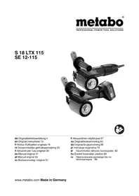 Notice METABO SE 12115 Polisher